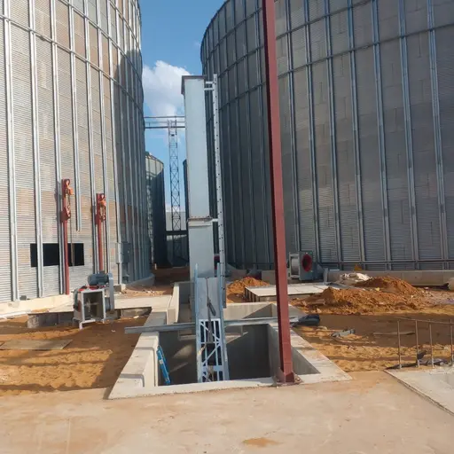 Silo structures and associated civil construction